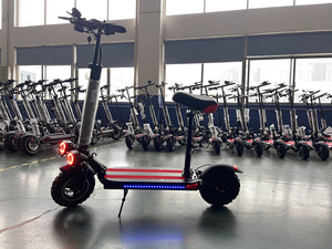 Trottinette électrique tout-terrain pliable XINBANGYANG 11 pouces, 2400W, double moteur, 48V, en alliage d'aluminium, pour adultes, avec siège - Product Image 3