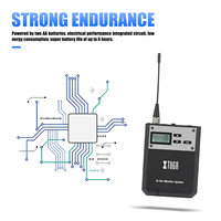 Systèmes de moniteurs intra-auriculaires professionnels en métal sans fil portables pour les performances sur scène (récepteur uniquement)