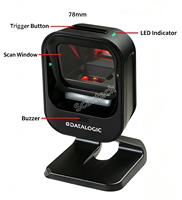 Lecteur de codes-barres fixe omnidirectionnel Datalogic Magellan 900i pour le commerce de détail, scanner de bureau 2D RS-232 USB OEM Android filaire