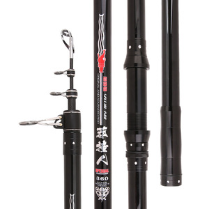 Carbon Fiber Telescopic Fishing Rod 6m Extra Fast Action Sea Fishing Saltwater Fish Casting Rod SIC Guides - Product Image 1