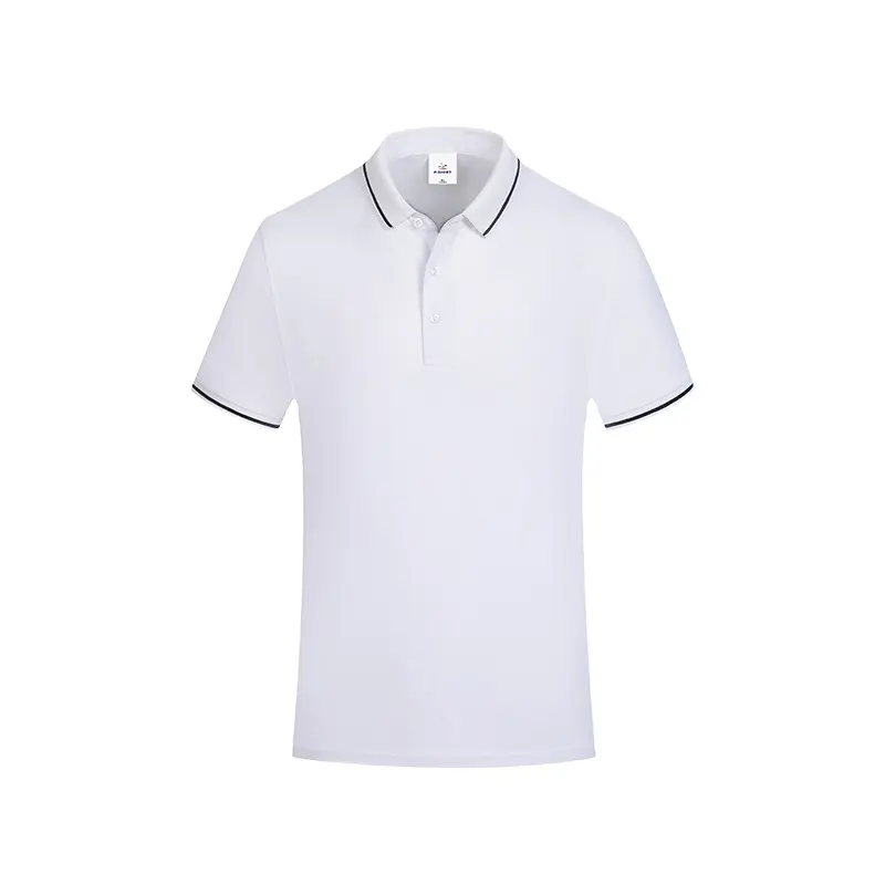 Hochwertige große größe 100 % polyester herren-poloshirt revers spleißen t-shirt lässige mode herren-poloshirt 1029