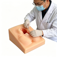 Simulador de entrenamiento de silicona Healer para práctica de sutura de episiotomía y incisión perineal en modelo anatómico de vulva