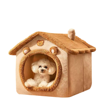 Fabricant en gros de fournitures pour animaux de compagnie, maison pour chien et chat détachable pour l'intérieur