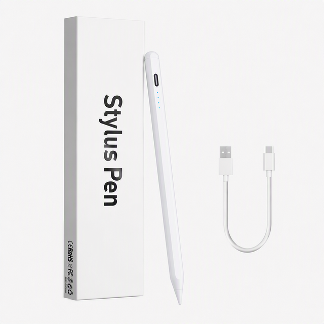 Stylus Pen Active Type-C 30Min 10H, Digital Pencil iPad Android Tablet, Aluminum POM OEM Factory Custom Logo Bulk