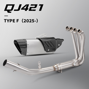 Sistemas <span class=keywords><strong>de</strong></span> <span class=keywords><strong>Escape</strong></span> para Motocicletas <span class=keywords><strong>de</strong></span> Alta Calidad para QJ421 QJ 421 2025, Silenciador Modificado <span class=keywords><strong>de</strong></span> 51 mm - Product Image 4