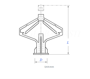 Chevilles murales papillon en plastique, chevilles d'expansion M4 auto-perceuses pour cloisons sèches/plaques de plâtre - Product Image 4