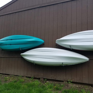 6 ensembles de crochets de rangement muraux <span class=keywords><strong>pour</strong></span> kayak, support mural robuste en acier <span class=keywords><strong>pour</strong></span> canoë et planche à pagaie, <span class=keywords><strong>pour</strong></span> garage et stockage intérieur - Product Image 5