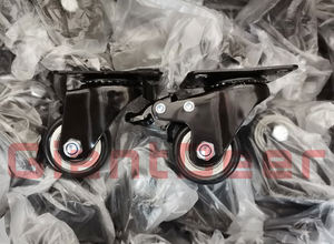 New Design Swivel Black PVC Furniture Wheel Caster 1.5Inch 2Inch 2.5Inch - Product Image 3