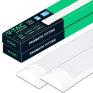 Luminaria <span class=keywords><strong>LED</strong></span> Rectangular V-TAC de <span class=keywords><strong>60</strong></span> <span class=keywords><strong>cm</strong></span> y 20 W con Chip Samsung, 2400 Lúmenes, IP20, para Montaje Empotrado en Pared, Garaje o Tienda, Luz Fría - Product Image 1