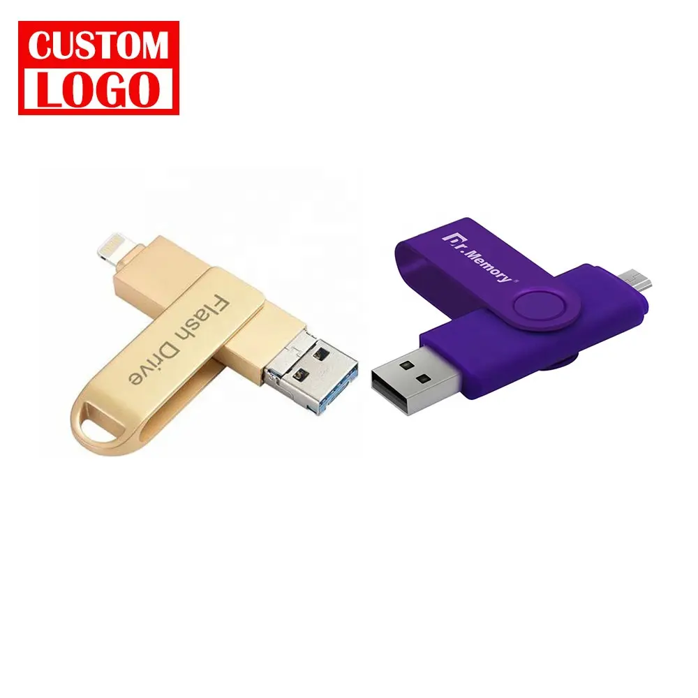 Manufacturer Direct Supply Promotional Custom 256G128G 64G 32G 16G Type-C USB3.0 USb Stick OTG Usb Flash Drives