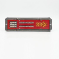 Feu arrière de camion à LED directionnel COB, avec fonctions Stop, Frein et Marche arrière, 5 fils, 12V 24V, robuste, étanche, pour camions, remorques et poids lourds