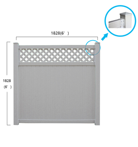 Longjie PVC Cổng Hàng Rào Đa Năng Thanh Lịch Cho Vườn, Đường Cao Tốc, Trang Trại, Nhà, Hồ Bơi, Nhà Thú Cưng, Vv - Product Image 1