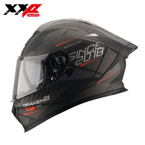 Casque de moto DOT ABS, mat, intégral, visières à dégagement rapide, XXP DRAKEN S Racing, NOUVELLE ARRIVÉE, taille M-XXL, toutes saisons - Product Image 1