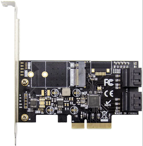 Carte d'extension Fervit PCIe X4 JMB585 SATA&M.2 Key B SATA6Gbps - Product Image 2