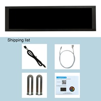 Écran LCD étiré, écran secondaire 8,8 pouces 1920x480, thème intégré, moniteur LCD portable pour PC, surveillance de la température du processeur et de la carte graphique