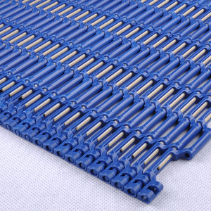 Courroie modulaire en plastique Bibo M0885, grille plate Micropitch 8mm, courroie de convoyeur en POM Acetal pour système de convoyage alimentaire - Product Image 4