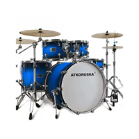 ORO ATKOROSKA ED-080 Batterie de percussions 5 fûts 4 cymbales (Kit) avec finition laquée