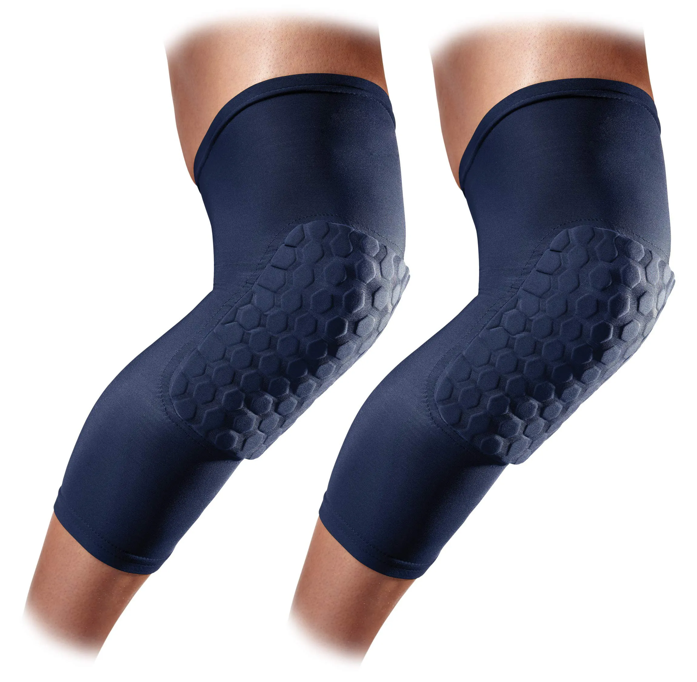 Sports Crashproof Knee Pads Breathable Non-slip Honeycomb Knee Support Brace Basketball Leg Compression Sleeve Protector Gear