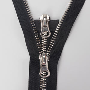 Manufacturer Custom 1#2#3#5#8#10#12#15# <strong>High</strong> Quality Metal <strong>Zipper</strong> Open/Close End Two Way Puller for Garment Jacket <strong>Zipper</strong> - Product Image 1