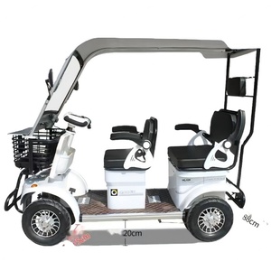 Tricycle électrique à quatre roues, nouveau design, très demandé, pour personnes âgées, avec freins à disque avant à 3 vitesses, 30-50 km/h - Product Image 1