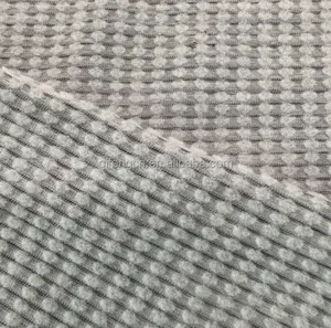 Custom Jacquard Weave Fabric 100 Polyester gestrickter Flanell Fleece Stoff für Bettwäsche Set und Stuhl hussen