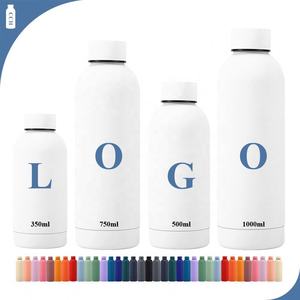 Bouteille d'eau de sport en acier inoxydable sans BPA personnalisable, isolation sous vide, logo personnalisé, capacité de 350 ml à 1000 ml, anti-corrosion - Product Image 1