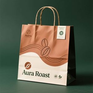 Bolsas de Papel Kraft Personalizables con Asas Resistentes para Compras y Empaque de Regalos - Product Image 1