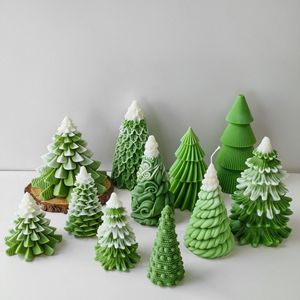 Moldes de Silicona 3D para Velas con Diseño de Árbol de Navidad, Papá Noel, Alce, Hombre de Jengibre y Muñeco de Nieve, Herramientas para Hacer Pasteles - Product Image 5