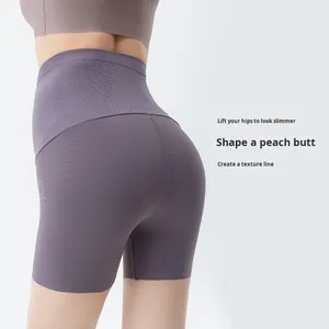 <span class=keywords><strong>Pantaloncini</strong></span> Estivi Sottili Traspiranti Anti-Esposizione in Tessuto Shark Skin a Tre Quarti, Senza Cuciture, con Protezione a Nido d'Ape per la Vita, Sicurezza in Gravidanza - Product Image 3