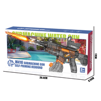 Pistolet à eau électrique longue portée 2025 avec jouet interactif, pistolet à eau d'été entièrement automatique, jouets absorbant l'eau pour enfants