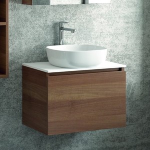 Kamalu SP-60C Set mobile bagno 60 cm con 2 unità a parete e armadietto a specchio - Product Image 2
