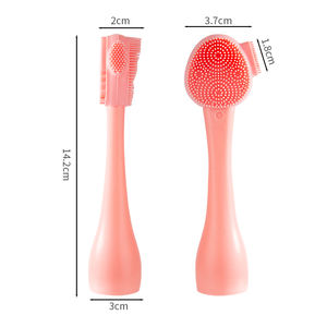 Draagbare Multifunctionele Mee-Eter Verwijderaar Waterdichte Gezichts Diepe Reinigingsborstel Zachte Siliconen Scrubber Reinigingsborstel - Product Image 2