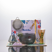 Bol à matcha en verre martelé de style japonais au design moderne, style Japandi, résistant à la chaleur, qualité alimentaire, écologique, avec logo personnalisé, pour café et thé