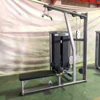 Appareil Commercial Réglable pour Entraînement du Dos, Poitrine, Bras, Lat Pulldown et Rameur, avec Cadre en Acier Robuste, pour Triceps, Gym et Fitness, Sécurité