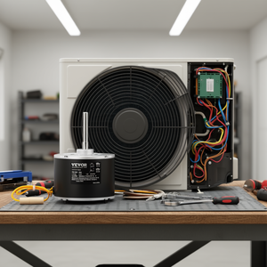 Motor de Ventilador para Condensador Vevor, 1/5 HP, 208-230V, Reversible, Repuestos para Aire Acondicionado - Product Image 2