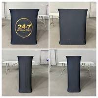 Table pliante d'exposition personnalisée avec logo, épaisseur de plateau en bois de 15 mm, pour présentation en magasin, table hydraulique adaptée aux fêtes