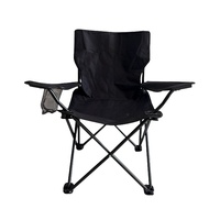 Chaise de pêche pliable en tissu Oxford, robuste, portable, pour le camping en plein air, la pêche, la plage, avec cadre en acier durable
