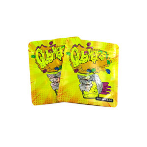 שקיות מיילר 1 גרם 3.5 גרם 28 גרם מודפסות בהתאמה אישית 35 מט 1 ליברה .5 גרם עם סגירת זיפלוק אטומה לריחות, שקיות 3.5 לאריזת ממתקים גומי, אטומות לילדים. - Product Image 6