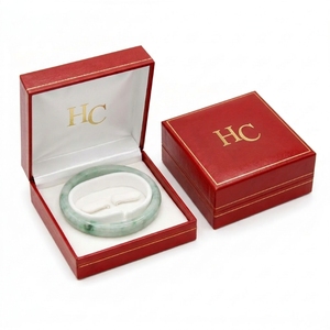 Wholesale Bracelet Box Rigid Flip Top Faux Leather Jewelry Gift Box Velvet <b>Insert</b> Spot Foil Stamping Custom Logo OEM Accepted - Product Image 4