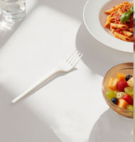 Greenday Fabrikantprijs 100% Biologisch afbreekbaar 6 inch/6,5 inch CPLA vork Composteerbaar bestek voor feestjes, taart, dessert, fruit
