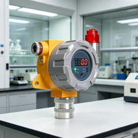 Détecteur de gaz H2 CO CO2 HCL avec affichage numérique LED, alarme sonore et visuelle, analyseur de gaz industriel avec RS485 Modbus