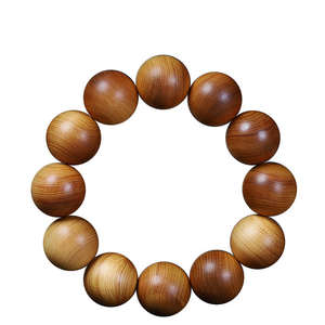 Bracciale all'ingrosso con perle di legno di sandalo a forma di tigre, bracciale alla moda con perle di legno sfuse per la creazione di braccialetti con perline - Product Image 4