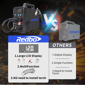 Soldadora Inverter Digital USA 110V GMAW de 1KG, Máquina de Soldar <span class=keywords><strong>MIG</strong></span> MAG MMA FLUX TIG, Soldador <span class=keywords><strong>MIG</strong></span> con <span class=keywords><strong>Gas</strong></span> y <span class=keywords><strong>sin</strong></span> <span class=keywords><strong>Gas</strong></span> - Product Image 4