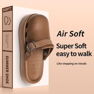 Giày vườn nữ <span class=keywords><strong>EVA</strong></span> mới <span class=keywords><strong>2025</strong></span>, đế dày, màu trơn, dép đi biển nữ, chất liệu tùy chỉnh, bán buôn - Product Image 3