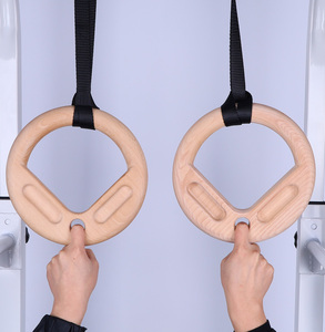 Anillo de Gimnasia de Madera Natural Personalizado, Producto Deportivo y de Entretenimiento, Tabla de Escalada de Madera - Product Image 5
