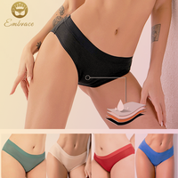 Culottes menstruelles absorbantes à 4 couches en fibre de bambou à 95 %, doublure anti-fuite, physiologiques, pour les règles