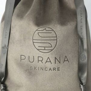 Pochette en velours de luxe avec logo personnalisé pour collier et bague, sac à bijoux recyclable avec cordon de serrage, options de taille et de couleur pour cadeau - Product Image 3