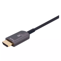 Câble Optique Actif ZSWinner Gold Cable Factory 8K 100m 48Gbps A-A avec Blindage Combiné Modèle WS-9860 en Stock