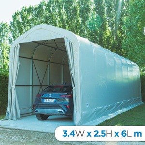 Toldo de garaje al aire libre, tienda de almacenamiento para aparcamiento de coche, refugio hecho en Italia, precio de fábrica al por mayor - Product Image 2