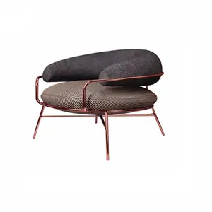 Modern Simple Hardware Sofa Chair Designer Living Room Single Chair